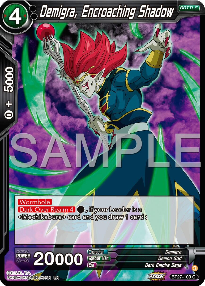 Demigra, Encroaching Shadow (BT27-100) [History of Z] | Devastation Store