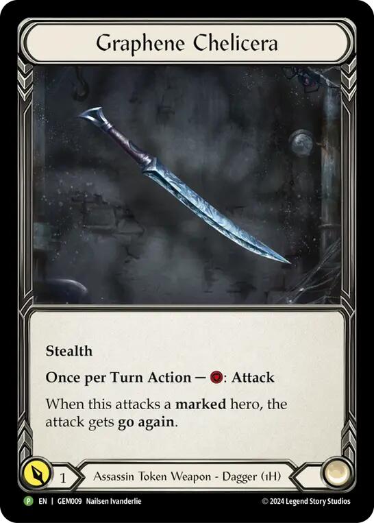 Graphene Chelicera [GEM009] (GEM Pack 1)  Cold Foil | Devastation Store