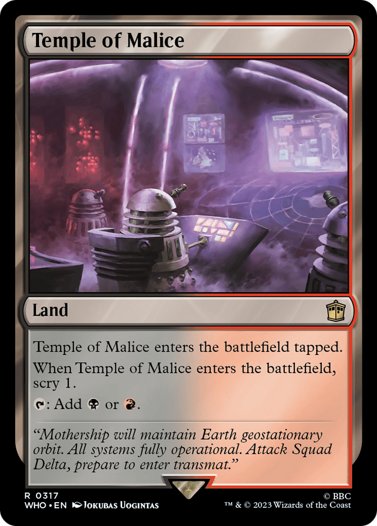 Temple of Malice [Doctor Who] | Devastation Store