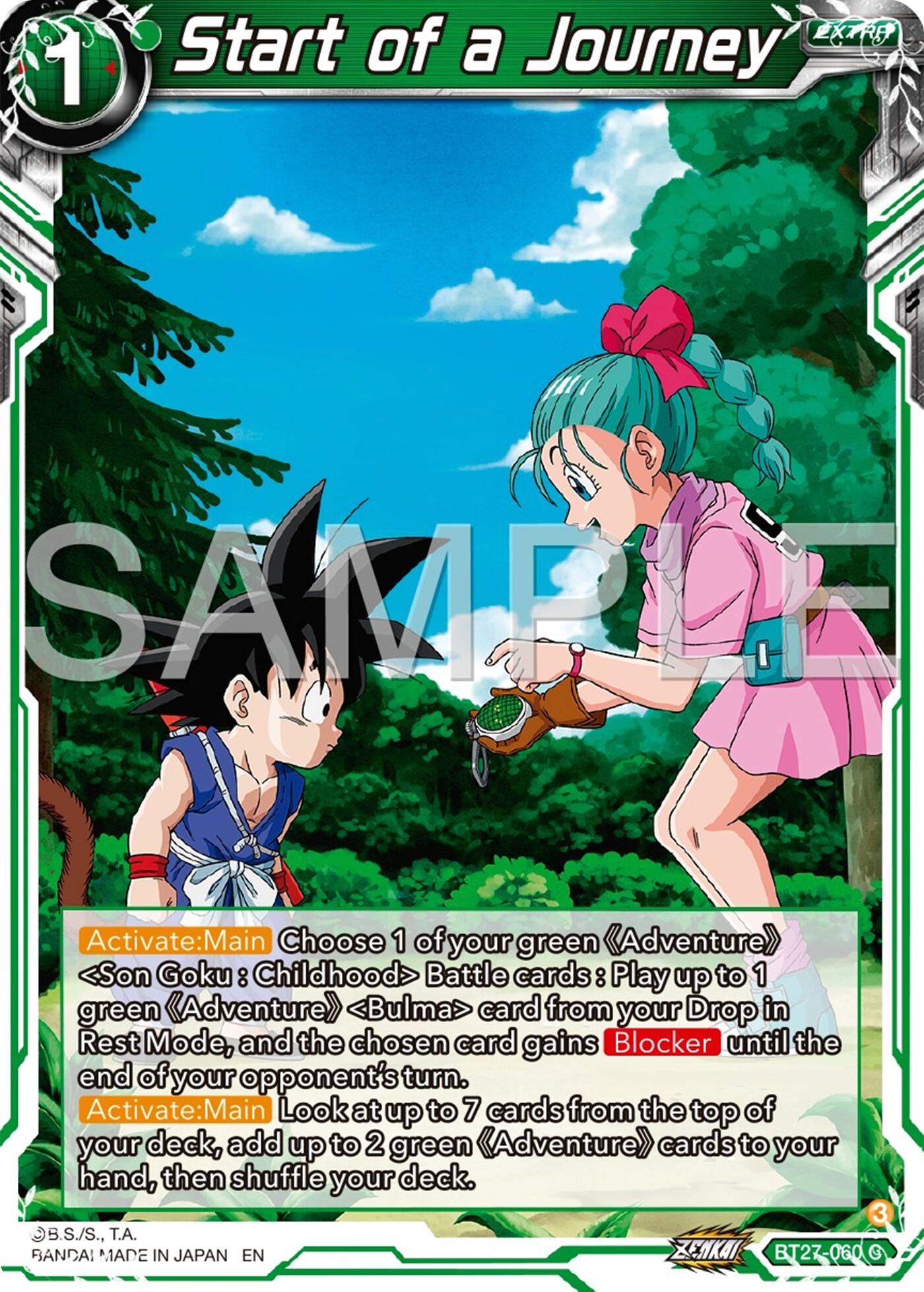 Start of a Journey (BT27-060) [History of Z] | Devastation Store