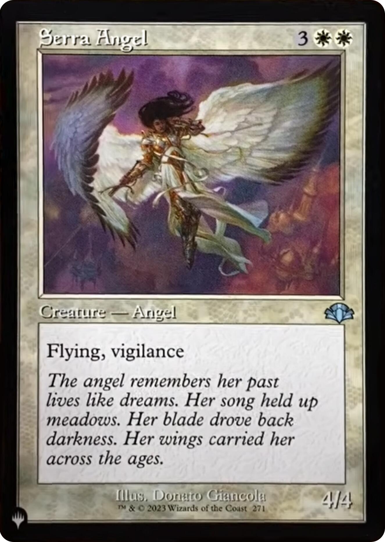 Serra Angel (Retro Frame) [The List] | Devastation Store