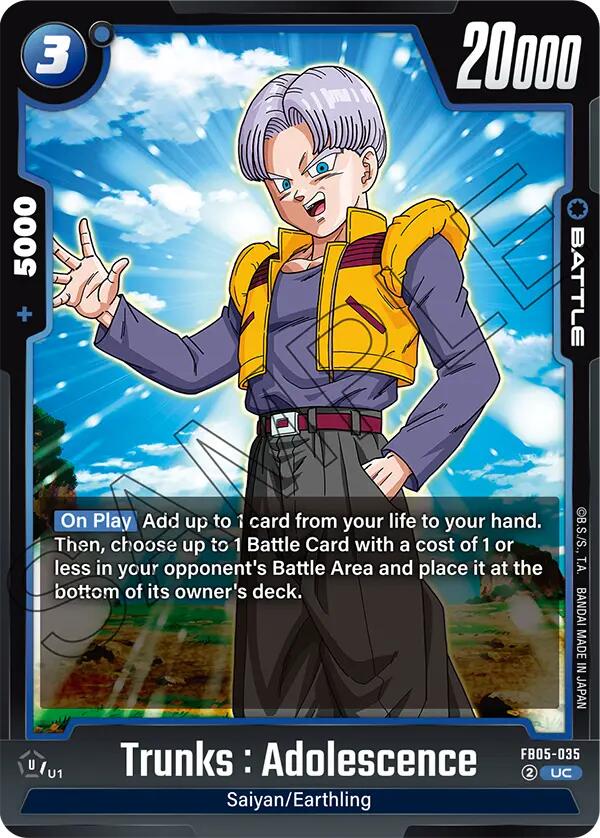 Trunks : Adolescence [New Adventure] | Devastation Store