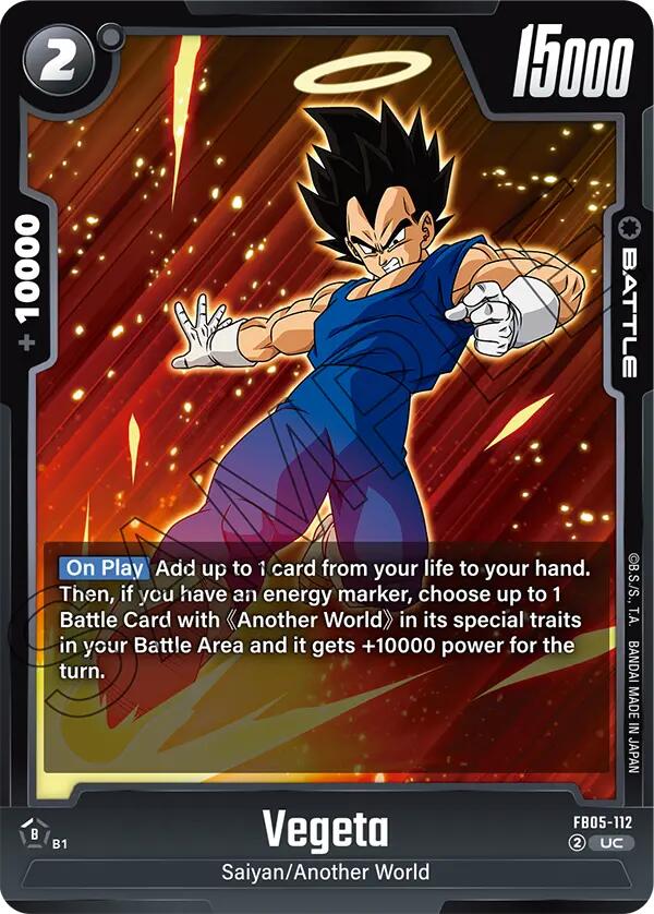 Vegeta (FB05-112) [New Adventure] - Devastation Store | Devastation Store