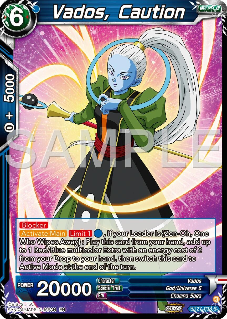 Vados, Caution (BT27-038) [History of Z] | Devastation Store