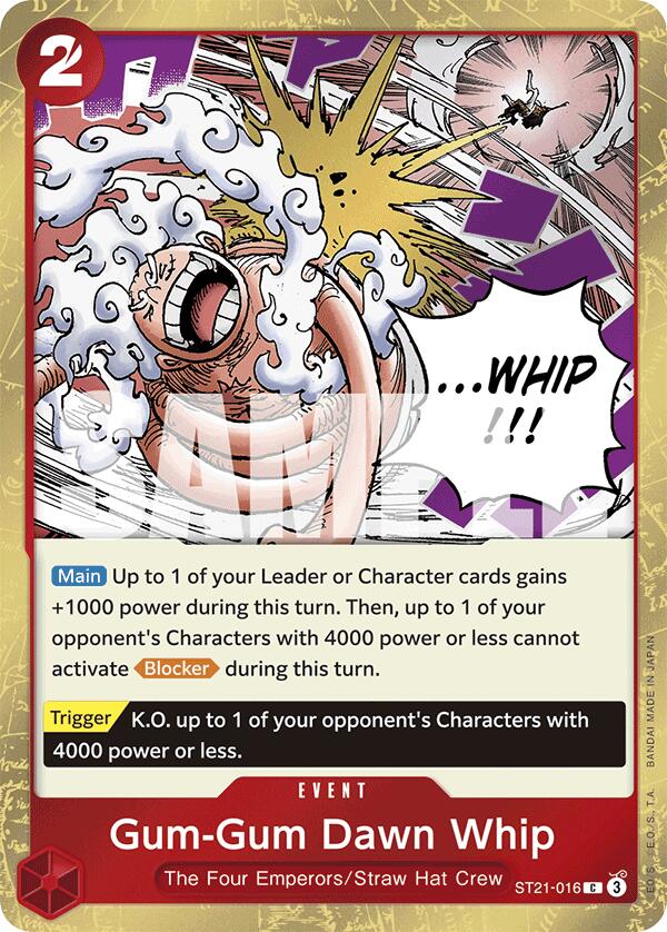 Gum-Gum Dawn Whip [Starter Deck EX: Gear 5] | Devastation Store