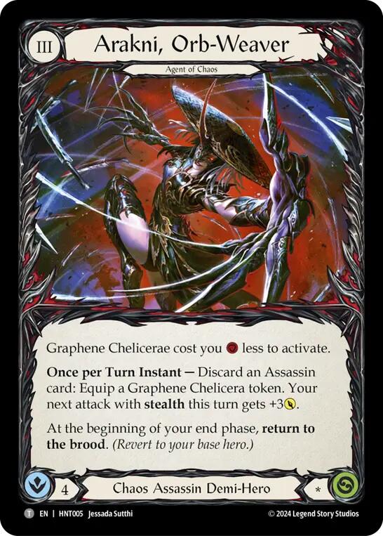 Arakni, Orb-Weaver // Arakni, Redback [HNT005//HNT006] (The Hunted) | Devastation Store