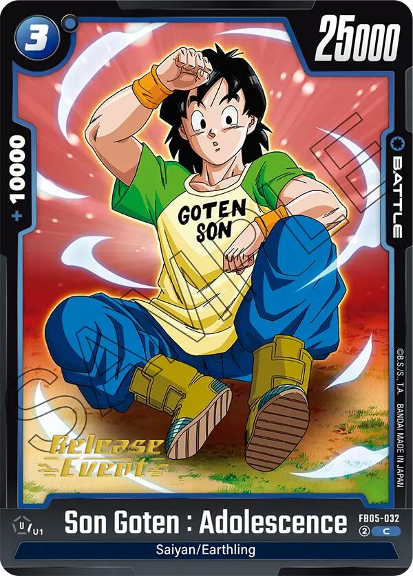 Son Goten : Adolescence [New Adventure Release Event Cards] | Devastation Store