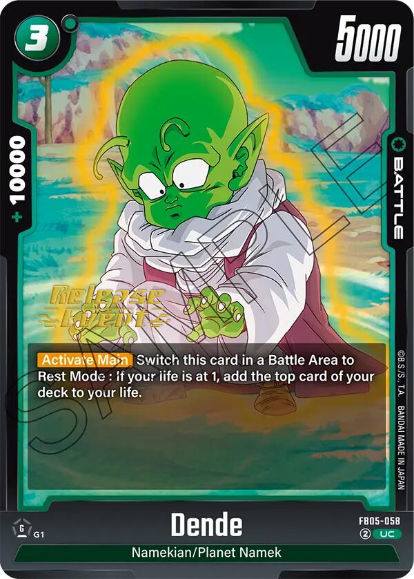 Dende (FB05-058) [New Adventure Release Event Cards] | Devastation Store