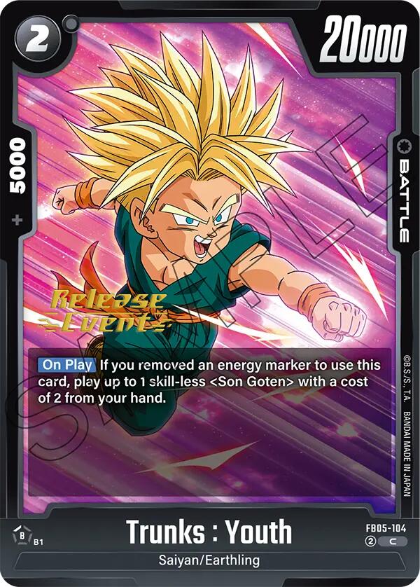 Trunks : Youth [New Adventure Release Event Cards] | Devastation Store