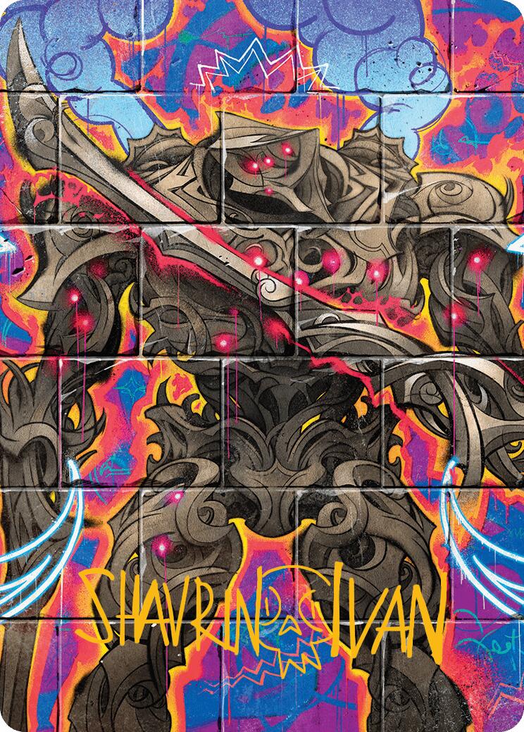 Coalstoke Gearhulk Art Card (Gold-Stamped Signature) [Aetherdrift Art Series] | Devastation Store