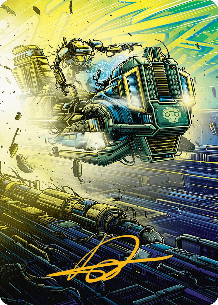 Guidelight Pathmaker Art Card (Gold-Stamped Signature) [Aetherdrift Art Series] | Devastation Store