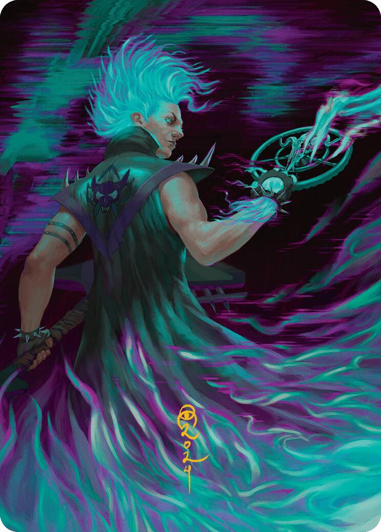 Winter, Cursed Rider Art Card (Gold-Stamped Signature) [Aetherdrift Art Series] | Devastation Store