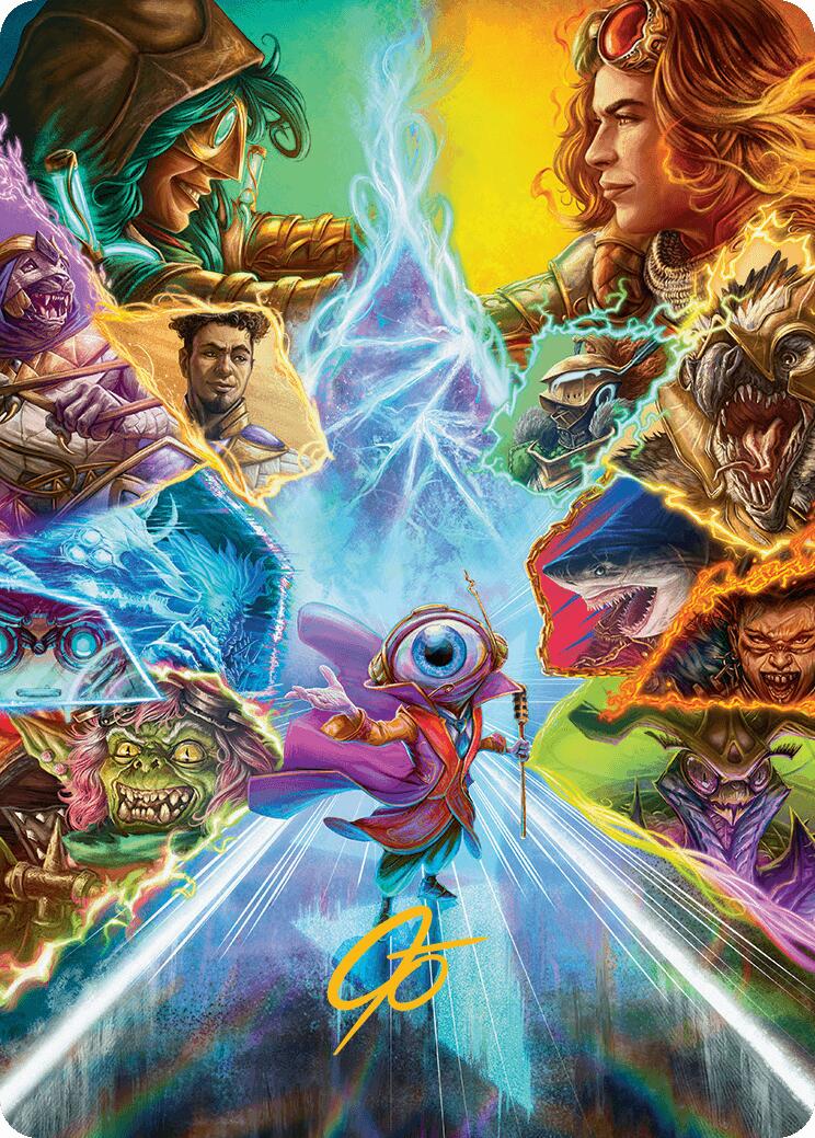 Start Your Engines! Art Card (Gold-Stamped Signature) [Aetherdrift Art Series] | Devastation Store