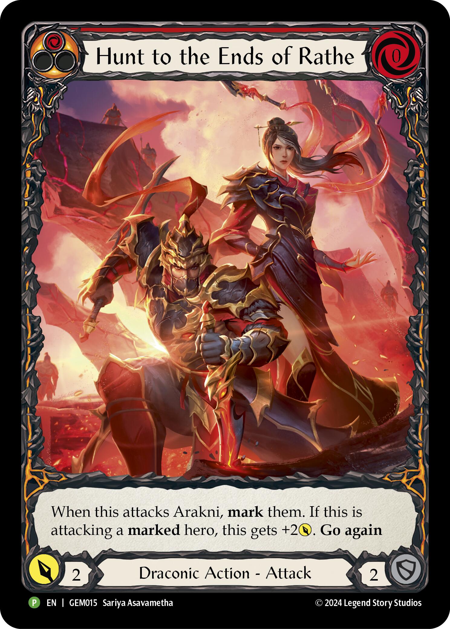 Hunt to the Ends of Rathe (Red) [GEM015] (GEM Pack 1) | Devastation Store
