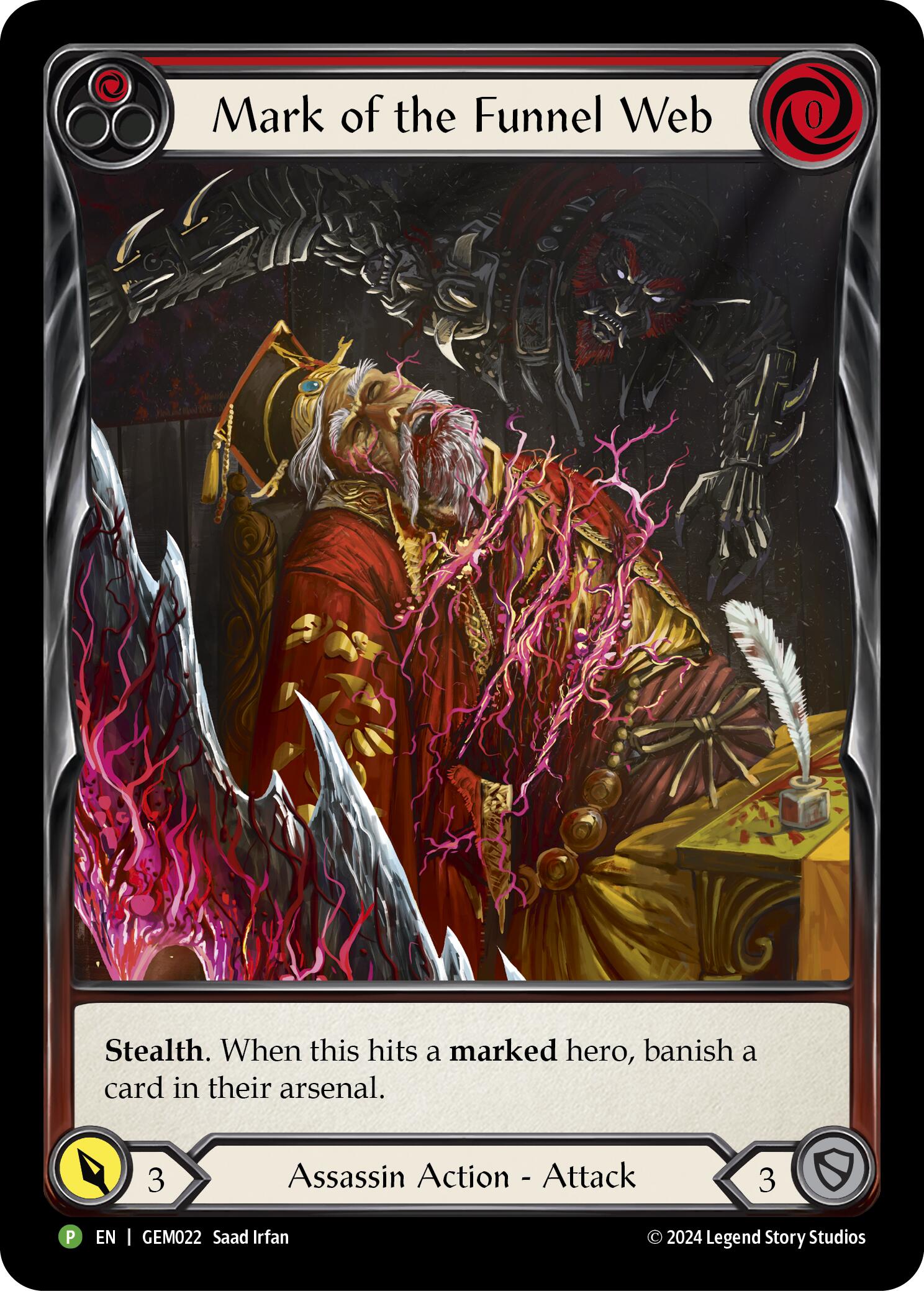 Mark of the Funnel Web (Red) [GEM022] (GEM Pack 1)  Rainbow Foil | Devastation Store