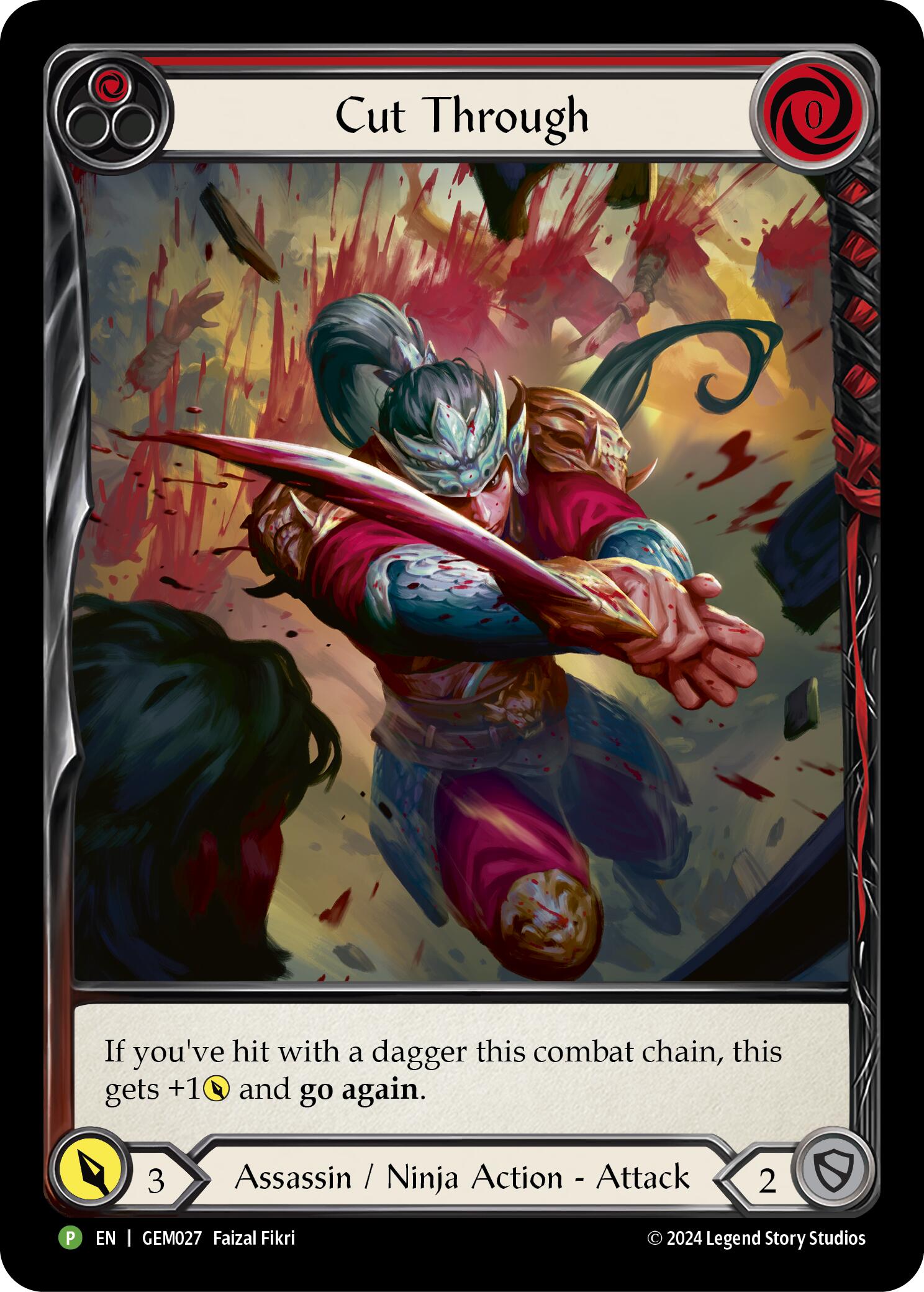 Cut Through (Red) [GEM027] (GEM Pack 1)  Rainbow Foil | Devastation Store