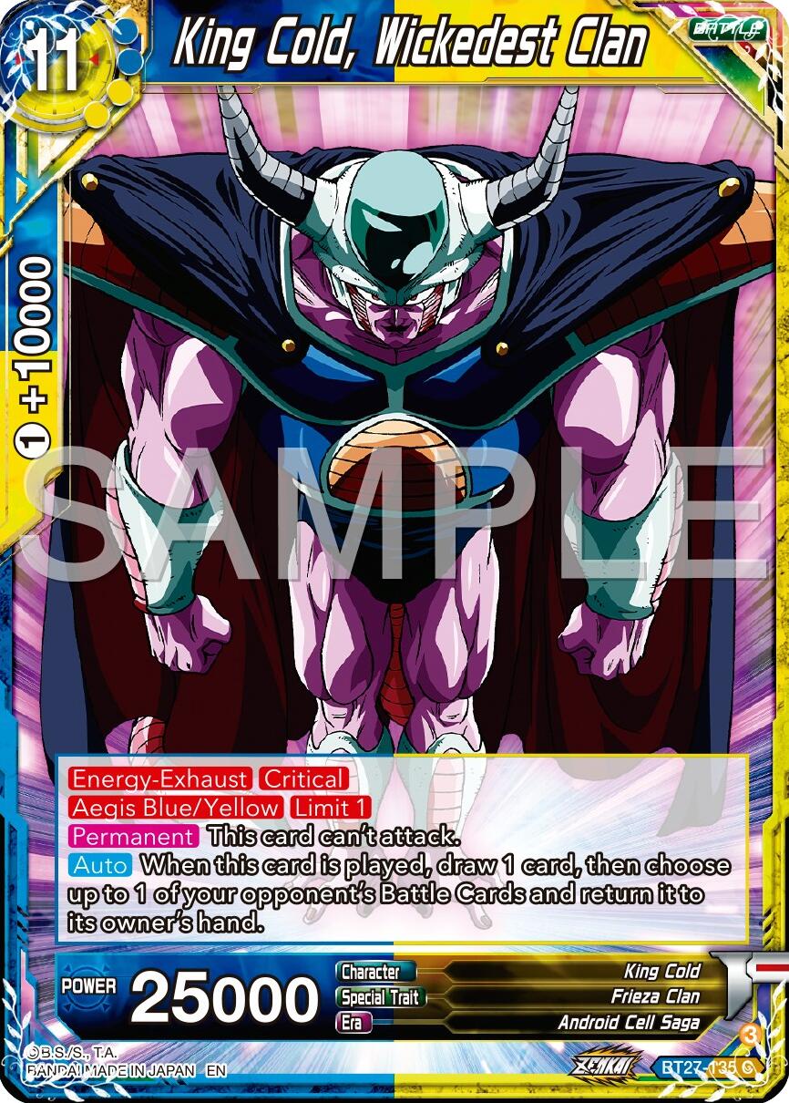King Cold, Wickedest Clan (BT27-135) [History of Z] | Devastation Store