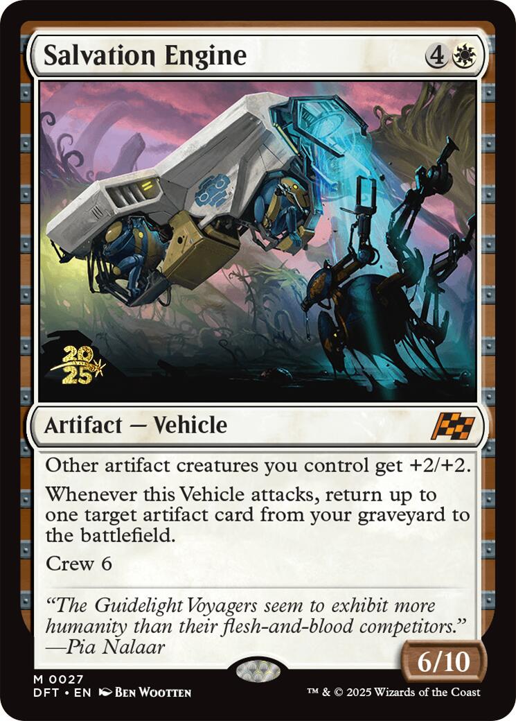 Salvation Engine [Aetherdrift Prerelease Promos] | Devastation Store