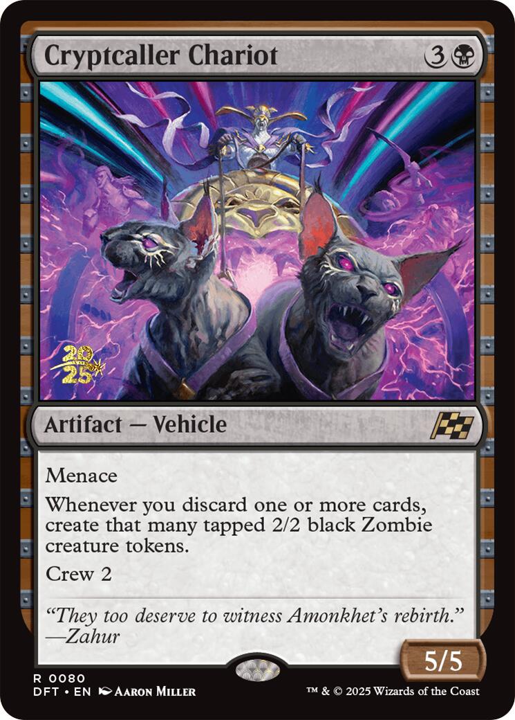 Cryptcaller Chariot [Aetherdrift Prerelease Promos] | Devastation Store