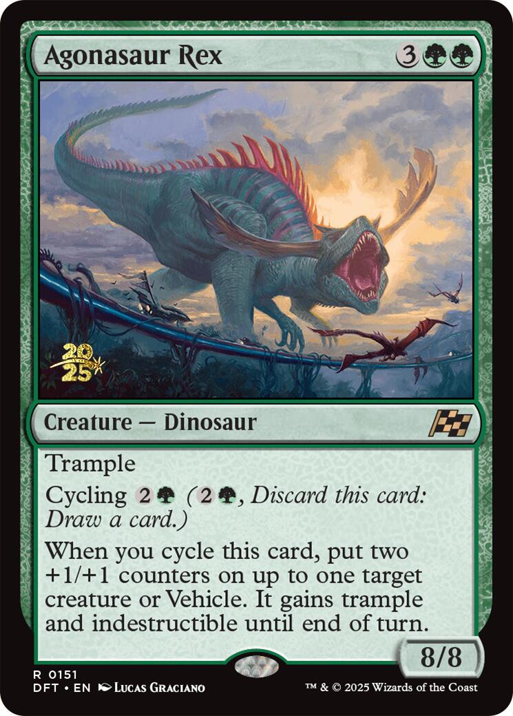 Agonasaur Rex [Aetherdrift Prerelease Promos] | Devastation Store