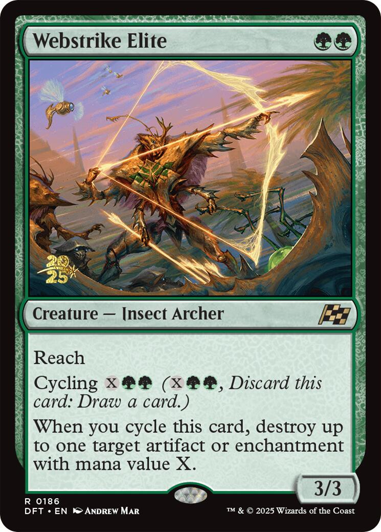 Webstrike Elite [Aetherdrift Prerelease Promos] | Devastation Store