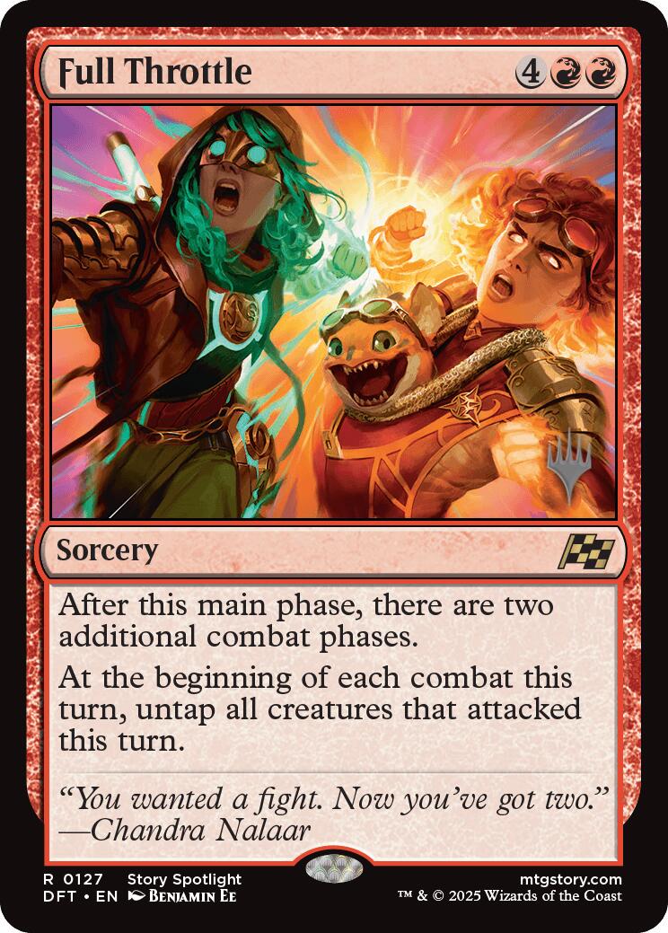 Full Throttle [Aetherdrift Promos] | Devastation Store