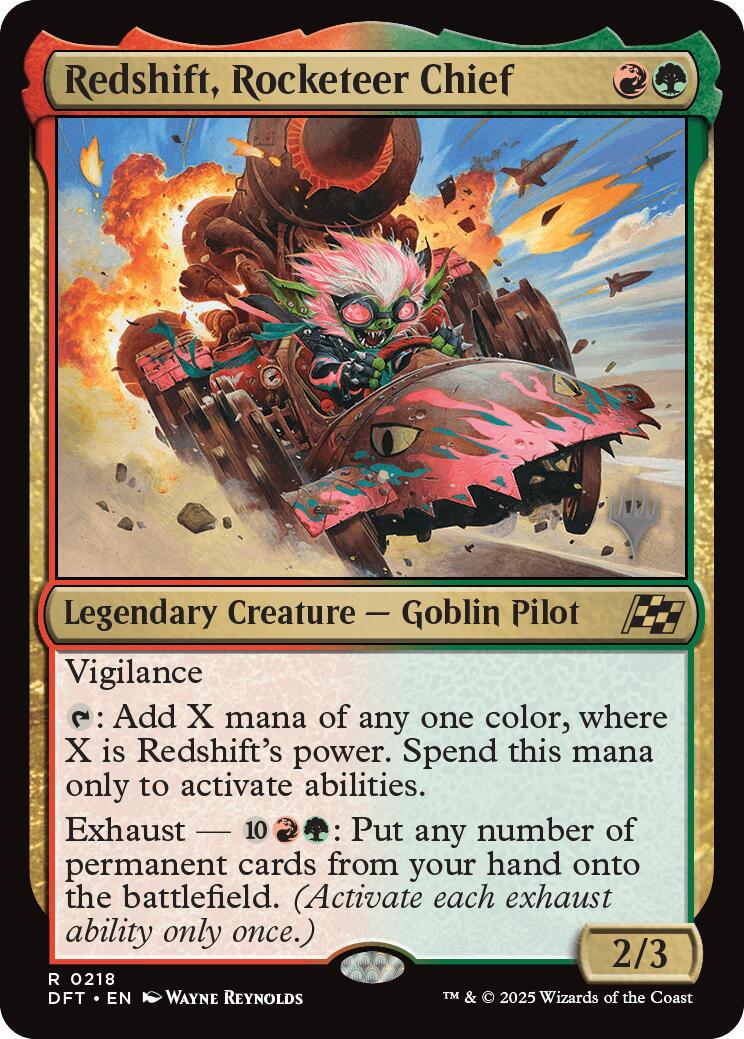 Redshift, Rocketeer Chief [Aetherdrift Promos] | Devastation Store