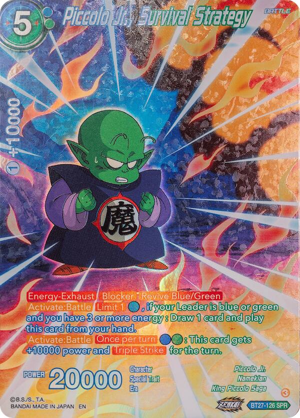 Piccolo Jr., Survival Strategy (SPR) (BT27-126) [History of Z] | Devastation Store