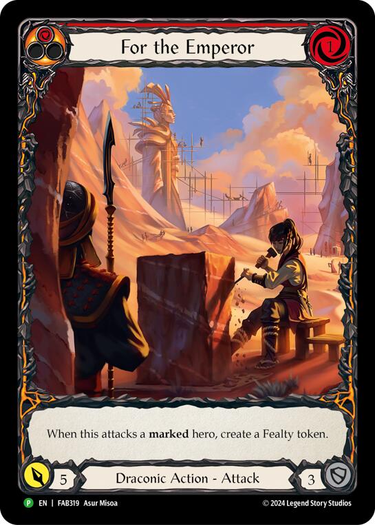 For the Emperor [FAB319] (Promo)  Rainbow Foil | Devastation Store