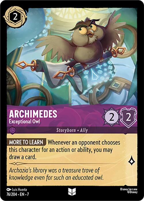 Archimedes - Exceptional Owl (76/204) [Archazia's Island] | Devastation Store