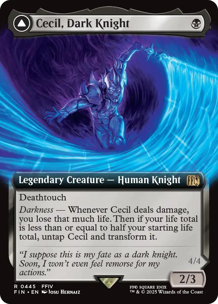 Cecil, Dark Knight // Cecil, Redeemed Paladin (Extended Art) [FINAL FANTASY] | Devastation Store