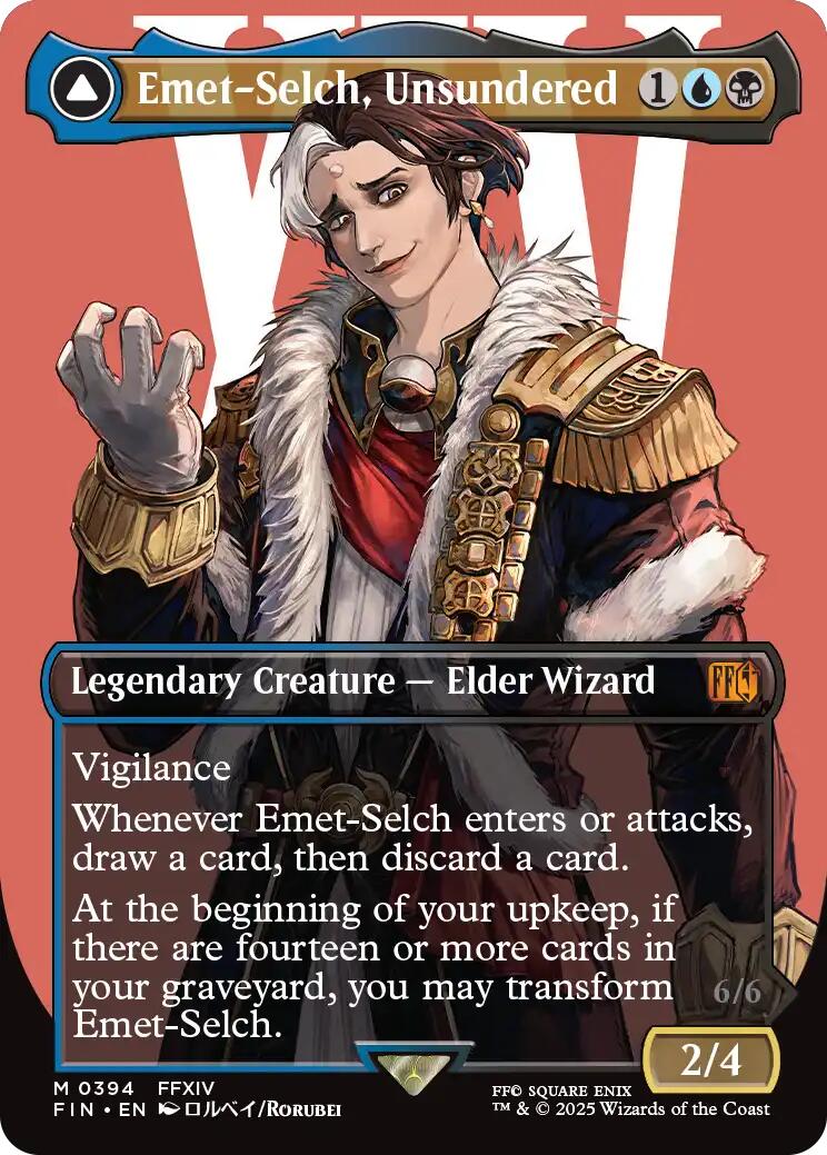 Emet-Selch, Unsundered // Hades, Sorcerer of Eld (Borderless) [FINAL FANTASY] | Devastation Store