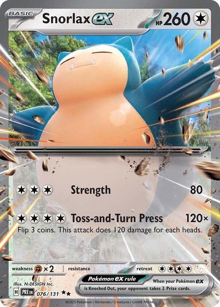 Snorlax ex (076/131) [Scarlet & Violet: Prismatic Evolutions] | Devastation Store