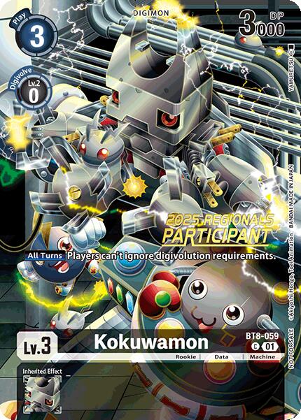 Kokuwamon [BT8-059] (2025 Regionals Participant) [New Awakening Promos] | Devastation Store