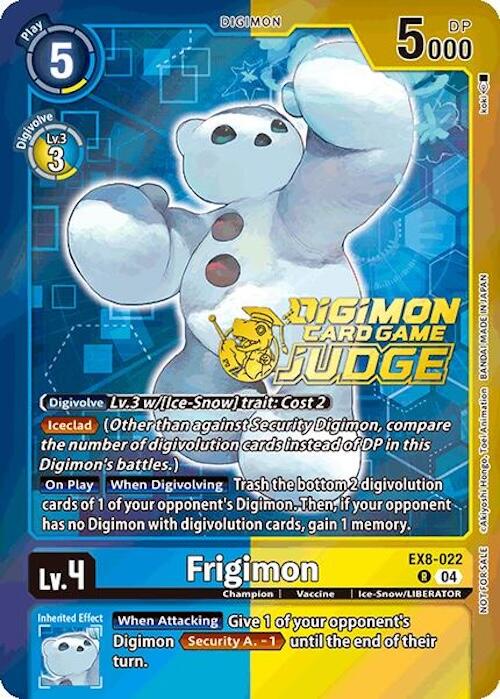 Frigimon [EX8-022] (Judge Pack 2025 Wave 1) [Chain of Liberation Promos] | Devastation Store
