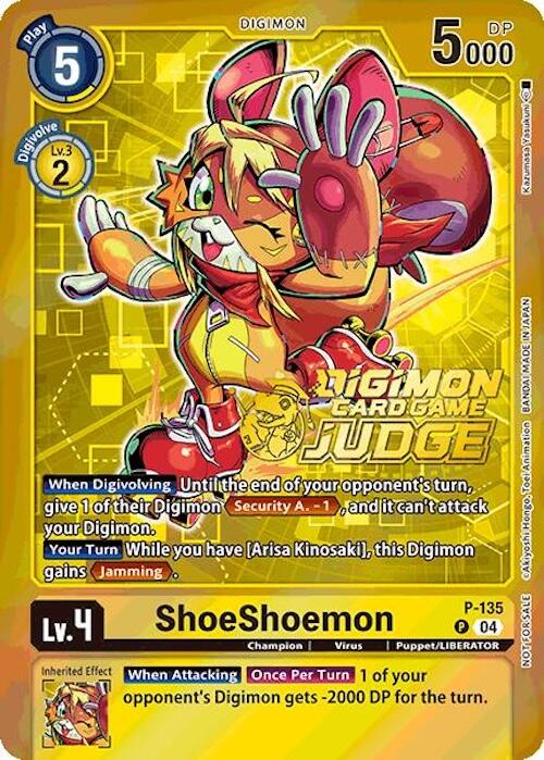 ShoeShoemon [P-135] (Judge Pack 2025 Wave 1) [Promotional Cards] | Devastation Store