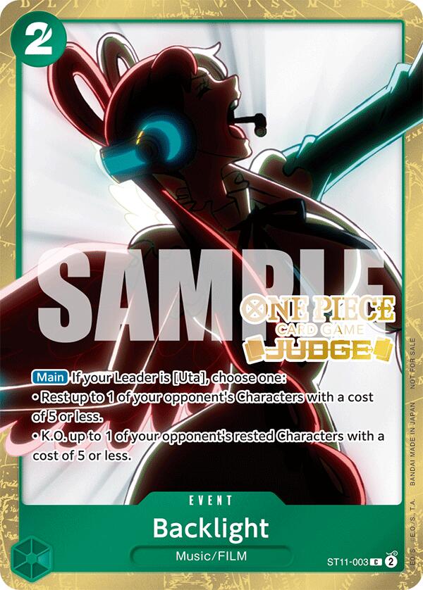 Backlight (Judge Pack Vol. 5) [One Piece Promotion Cards] | Devastation Store
