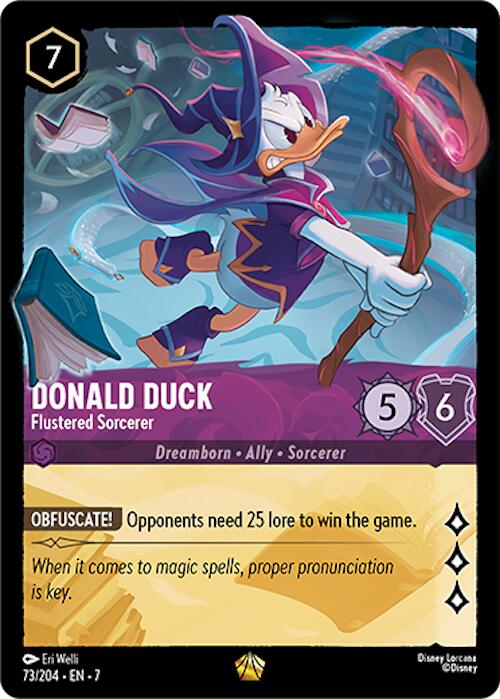 Donald Duck - Flustered Sorcerer (73/204) [Archazia's Island] | Devastation Store