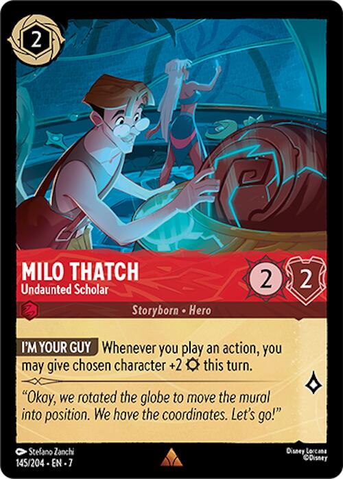 Milo Thatch - Undaunted Scholar (145/204) [Archazia's Island] | Devastation Store
