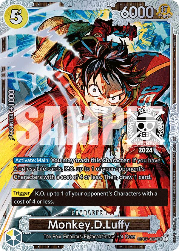 Monkey.D.Luffy (Championship 2024 World Final 2nd Place) [One Piece Promotion Cards] | Devastation Store