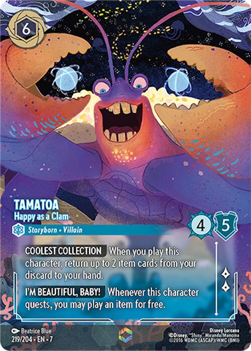 Tamatoa - Happy as a Clam (Enchanted) (219/204) [Archazia's Island] | Devastation Store