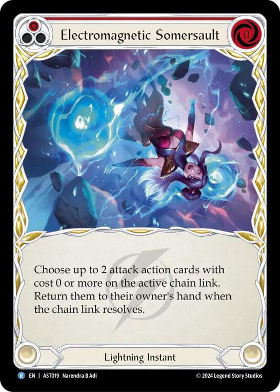 Electromagnetic Somersault (Red) [AST019] (Armory Deck: Aurora) | Devastation Store