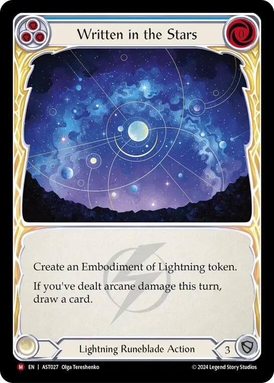 Written in the Stars [AST027] (Armory Deck: Aurora)  Rainbow Foil | Devastation Store