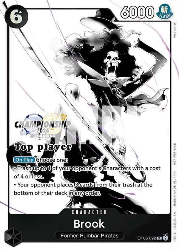 Brook (Championship 2024 Top Player Pack Vol. 2) [One Piece Promotion Cards] | Devastation Store