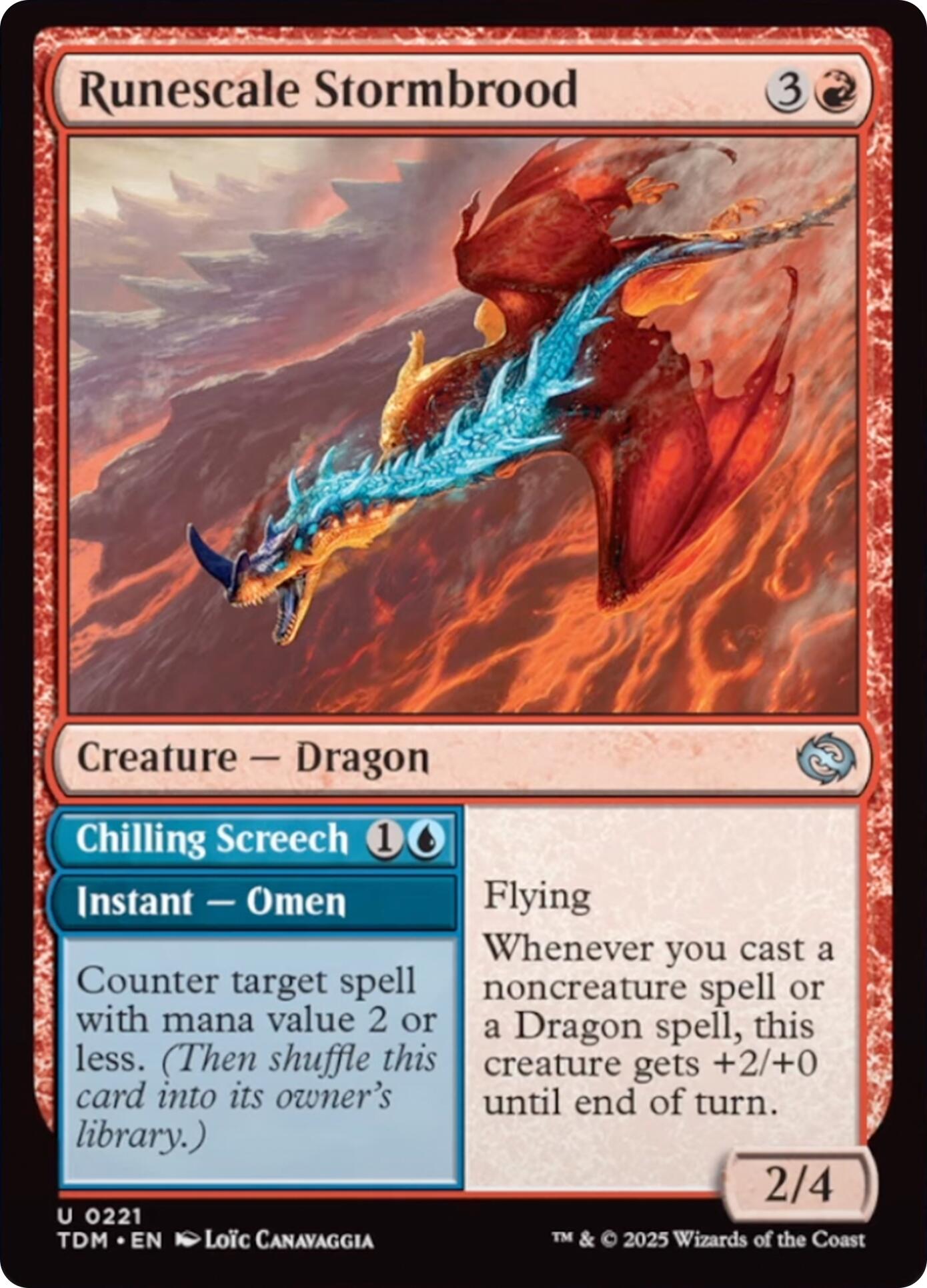 Runescale Stormbrood [Tarkir: Dragonstorm] | Devastation Store