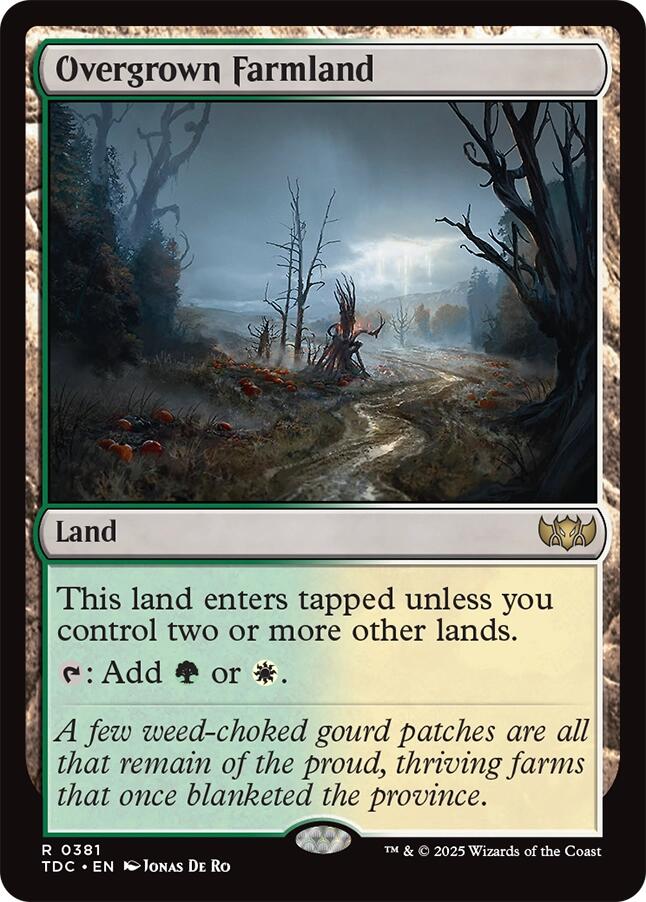 Overgrown Farmland [Tarkir: Dragonstorm Commander] | Devastation Store