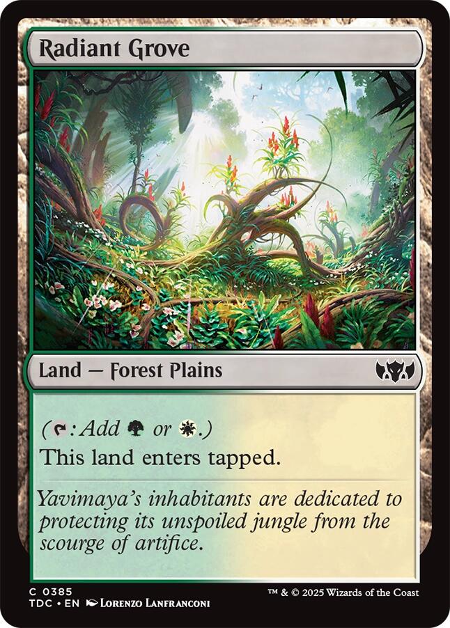 Radiant Grove [Tarkir: Dragonstorm Commander] | Devastation Store