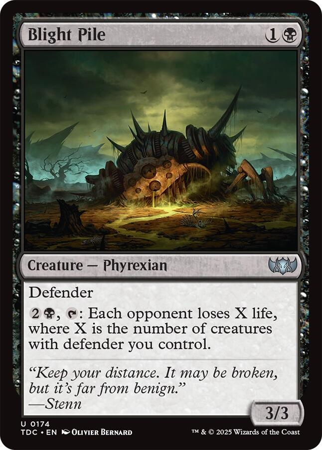 Blight Pile [Tarkir: Dragonstorm Commander] | Devastation Store