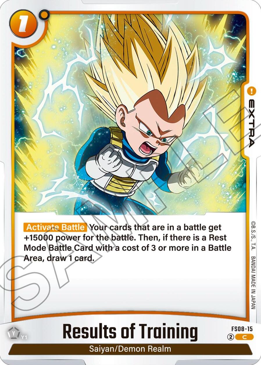 Results of Training [Starter Deck: Vegeta (Mini) Super Saiyan 3] | Devastation Store