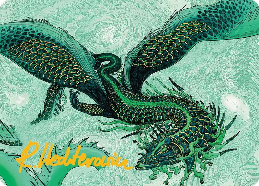 Teval, Arbiter of Virtue Art Card (38/54) (Gold-Stamped Signature) [Tarkir: Dragonstorm Art Series] | Devastation Store